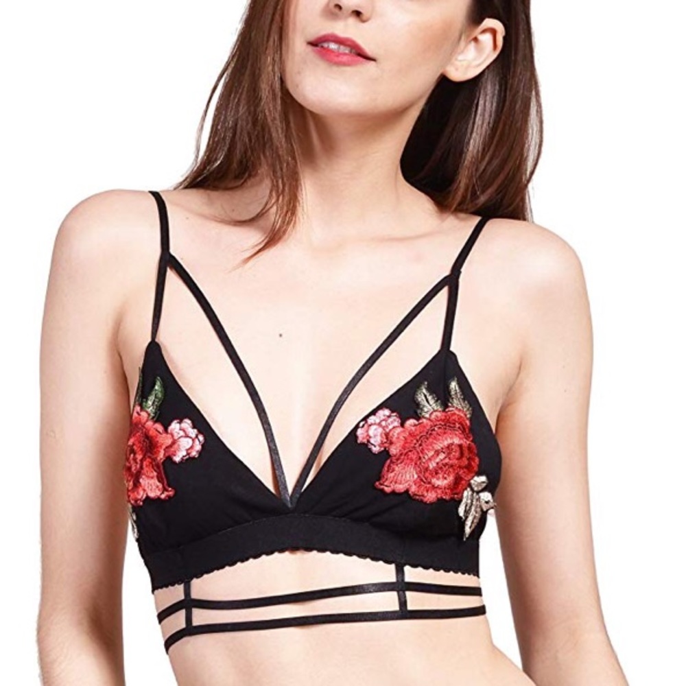 🌹Womens Sexy Floral Embroidered Bralette🌹